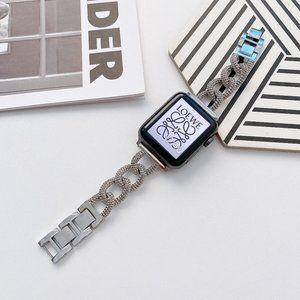 NEW Adjustable Stainless Wrist Strap Band For Apple Watch - Sliver